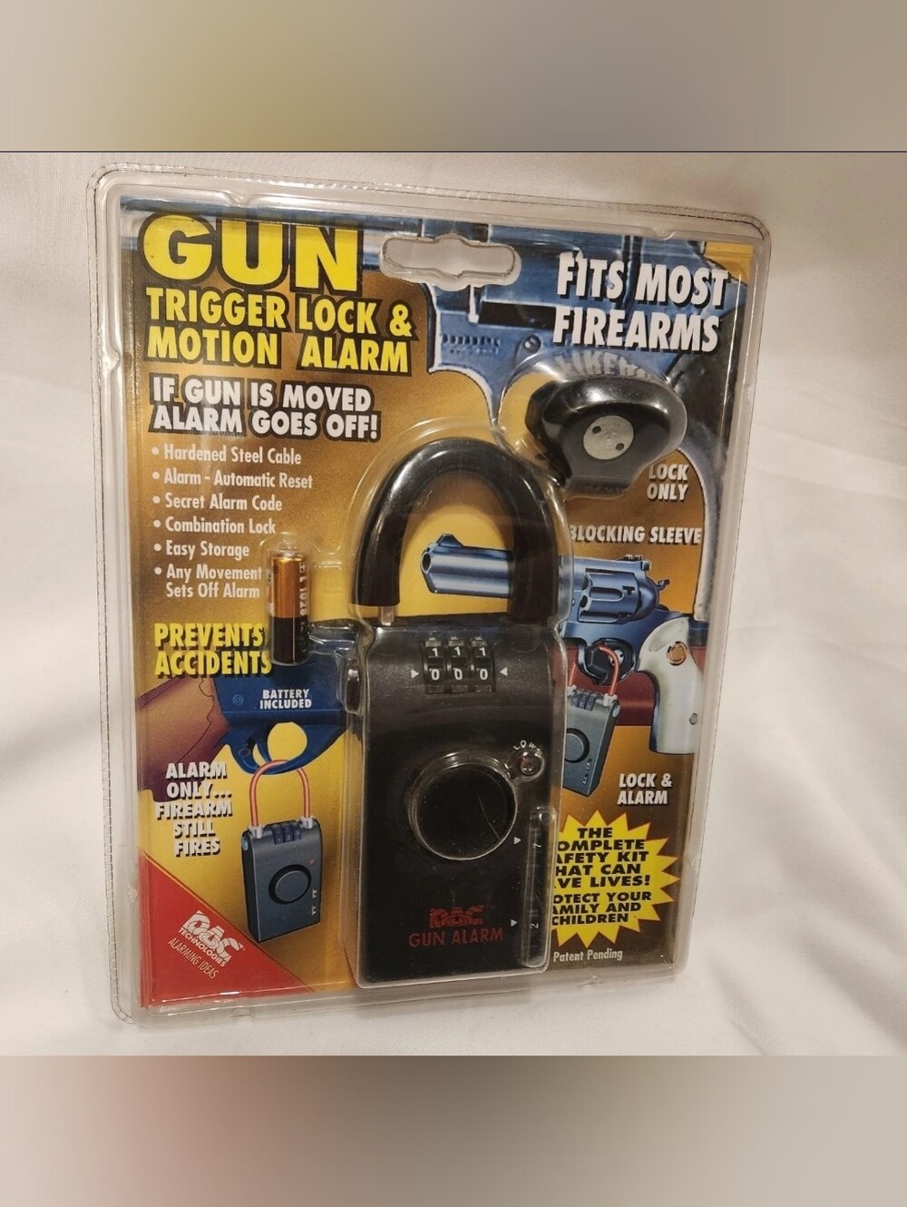 Gun Trigger Lock & Motion Alarm DAC Technologies